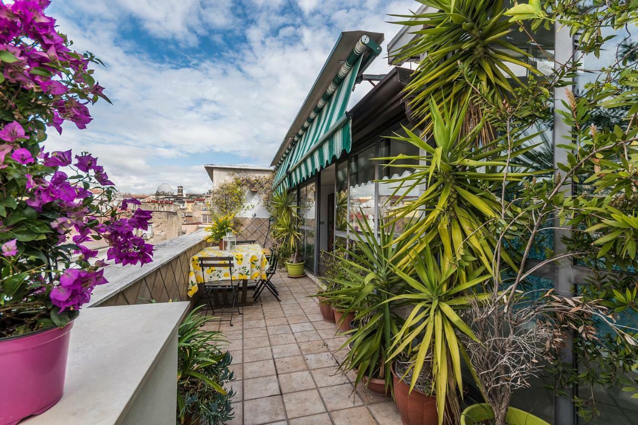 Ferienwohnung Historical Naples With Panoramic Terrace Exterior foto